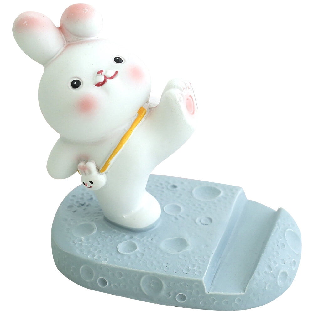 Bunny Phone Stand Cartoon Rabbit Phone Holder Desktop Mobile Phone Stand Home Decor
