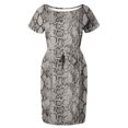 thumbnail image 4 of Robe d'Été Femme Décontractée à Col Rond à Bretelles Manches Courtes Imprimé Floral Robe Ample avec Poches Robe d'Été Robe de Soirée en Liquidation, 4 of 6