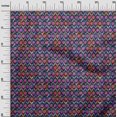 thumbnail image 2 of oneOone Cotton Poplin Fabric Chevron Ikat Decor Fabric Printed BTY 42 Inch Wide, 2 of 4