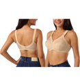 thumbnail image 4 of PENGXIANG Women‘s Plus Size Full Coverage Underwire Adjustable Strap Unlined Minimizer Lace Bra, 4 of 4