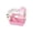 Pink, variant on Hamster Cage Small Hamster Habitat 360 Viewing Hamster Enclosure with Running Wheel & Hideout for Dwarf, Guinea Pig, Gerbils