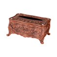 thumbnail image 1 of 1Pcs Rectangular Facial Tissue Box Cover Paper Holder Container Home Decoration Large Red Bronze, 1 of 9