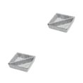 thumbnail image 1 of QualitChoice Home Hotel Felt Keys Tapes Phone Watch Storage Box Living Room Drawer Pens Remotes Jewellery Organizer Container Light Grey 2PCS, 1 of 6