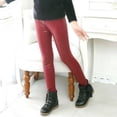 thumbnail image 4 of Leggings en Similicuir Extensible Uni pour Filles - Polyester-Spandex, Collants de Danse/course - 2-12 Ans, Lavage à la Machine, 4 of 4