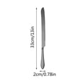 thumbnail image 3 of Stainless Steel Serrated Bread Knife Long Handle Kitchen Baking Cake Slicer, 3 of 4