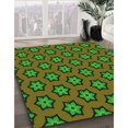 thumbnail image 3 of Ahgly Tapis Rectangulaire Lavable en Machine Intérieur Transitionnel Marron Chocolat, 3 Pieds x 5 Pieds, 3 of 7