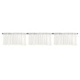 thumbnail image 2 of stanreset Rideaux de Café en Voile Transparent Brodé de Fleurs en Dentelle Beige 130x41 3Ensemble, 2 of 6