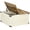 Antique White, variant on HOMCOM Coffee Table with Flip Top Hidden Storage, Square Center Table