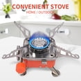 thumbnail image 1 of Dvkptbk Réchaud Pliant Portable Coupe-Vent Réchaud à Gaz de Camping Cuisson Extérieure Réchaud Pliable avec Sac Maison et Jardin, 1 of 6