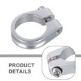thumbnail image 2 of Road Bike Seat Clamp Dead Fly Lock Clamp 6061 Aluminum Alloy Good Compatibility, 2 of 12