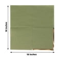 thumbnail image 2 of HLONK 50 Pack | 2 Ply Soft Orange Dinner Party Paper Napkins  Wedding Reception Cocktail Beverage Napkins, 2 of 11