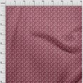 thumbnail image 4 of oneOone Polyester Spandex Dark Magenta Fabric Leaves Craft Projects Decor Fabric Printed By The Yard 56 Inch Wide, 4 of 5