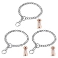 thumbnail image 4 of Baohd Pet Walking Chain Lightweight And Sturdy Metal Collar For Comfortable Pet Walks Dog Chain Collars 3Set, 4 of 6