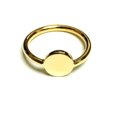 thumbnail image 1 of Bague Personnalisée en Or Jaune 14k, Taille 7, 1 of 2