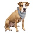 thumbnail image 1 of 3 Pcs Plain Cotton Pets Dogs Bandana Triangle Shape  - Large & Washable (Grey), 1 of 2