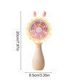thumbnail image 3 of SSZMDLB Rabbit Ventilateur Portatif en Forme, Ventilateur à DEL Rechargeable par USB avec Réglage à Trois Vitesses, Ventilateur de Bureau à Angle Ajustable pour la Maison, le Bureau et les Voyages, Mini Ventilateur de Refroidissement Portable, 3 of 6