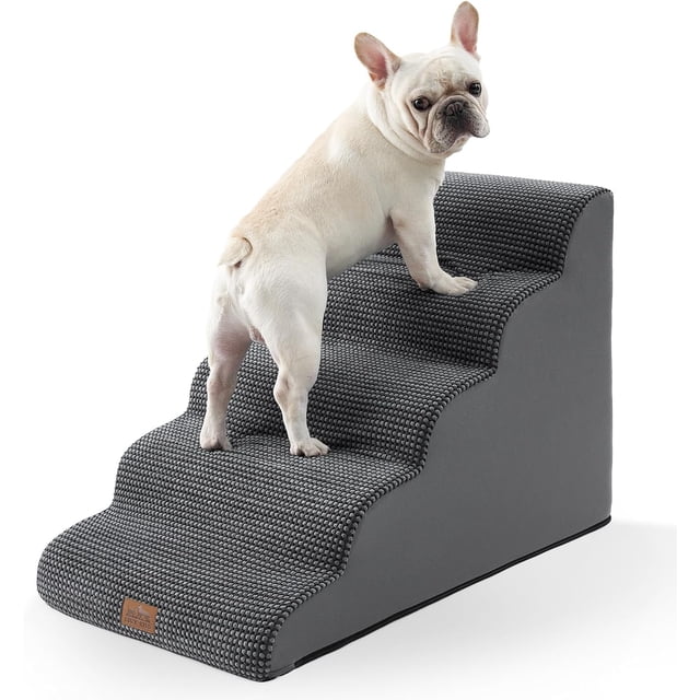 Dog Stairs for Small Dogs .” H Pet Step with Leakproof Cover High Density Foam Cat Ramp for Couch Sofa or Chair Lightweight Durable Comfort .x.x Step
