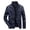 Dark Blue, variant on Mens Jacket Winter Mens Autumn And Winter Casual Baseball Uniform Leather Jacket Leather Jacket