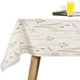 thumbnail image 1 of Fall Sunflower Vinyl Tablecloth Rectangle Plastic PVC Oilcloth Tablecloths Wipeable Table Cloth Cover for Foot Folding Tables Kitchen Dining Room Table Crafting x, 1 of 7