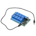 thumbnail image 1 of Relais de Télécommande, Relais de Canal DC 12V 8CH DTMF Décodeur de Voix de Téléphone Durable, 1 of 13