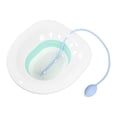 thumbnail image 3 of Bain Assis de Toilette, Réduire la Douleur Bain Assis Résistant à la Chaleur Massage à l'Eau Sans Accroupissement avec Jet d'Eau pour Soins Traitement pour Femmes Enceintes Vert avec Jet d'Eau, 3 of 8