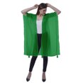 thumbnail image 2 of Moomaya Womens Georgette Shrug Open Front Long Sheer Coverup w/ Tassels, 2 of 7