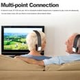 thumbnail image 3 of BTI-029 Wireless Bluetooth 5.0 Transmitter and Receiver 2-in-1 Adapter with 3.5mm AUX & Toslink Optical Audio Ports, APT-X Low Latency, Multi-Point Connection, 350mAh Battery for TV, PC, Headphones,, 3 of 6