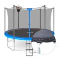 thumbnail image 4 of 15FT Trampoline Replacement Safety Enclosure Net for 6 Straight Poles Round Frame, Breathable and Weather-Resistant with Adjustable Straps(NET ONLY), 4 of 7