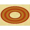 thumbnail image 1 of Ahgly Company Tapis d'Intérieur Rectangulaire Transitionnel Orange Rouge Orange Lavable à la Machine, 7 Pieds x 10 Pieds, 1 of 7