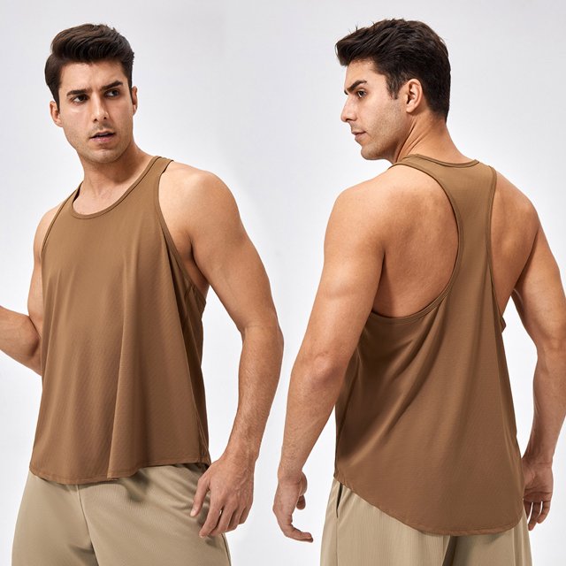 Styesk Tank Tops Men Men's Solid Color Fashionable Leisure Fitness Sports Tank