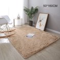 thumbnail image 2 of Washable Fluffy Area Rug Rectangular Anti-Slip Artificial Soft Plush Shag Carpet Home Bedroom Living Room Fluffy Rectangular Anti-Slip Artificial Soft Washable Fluffy Rectangular  Light P, 2 of 8