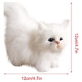 thumbnail image 4 of Simulation Cat Toys Plush Toys Simulation Animal Models Childrens Gifts, 4 of 4