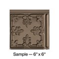 thumbnail image 1 of FASÄDE Traditional Style 10 Decorative Vinyl Backsplash Panel in Argent Bronze (6X6 Inch Sample), 1 of 4
