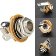 thumbnail image 2 of 14" 6.35mm Mono Input Jack Socket Electric Guitar Audio Bass Gift H9H4, 2 of 9