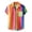 Multicolour, variant on Men Hawaiian Short Sleeve Beach Shirt Printed Summer Casual Button Down Shirts