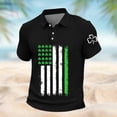 thumbnail image 5 of DGMIOCS Mens Polo Cotton Plus Size Beach Black XXXXXL, 5 of 5