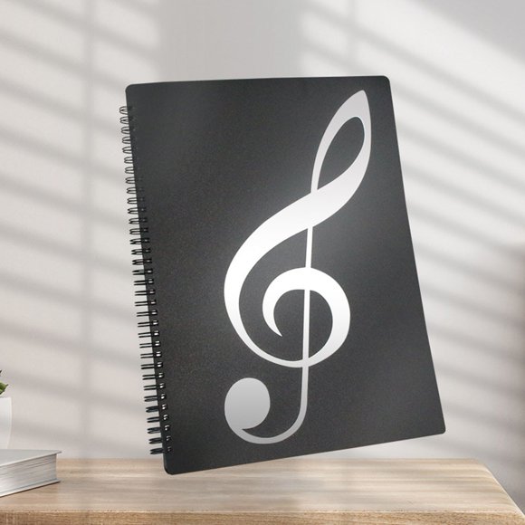 Flexible 40 for Pages Music for Score Folder for A4 Music Book Clip Sheet Note Folder