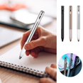 thumbnail image 2 of TIELUTT Geometric Grip Pen: Kaleidoscopic Action Ballpoint Pen with Stress Relieving Retractable Design – Clicky & Ink Well Liner Nice Pens for Men under 10 Pancake Pens Pen Set Pens for Boys 8-12, 2 of 8
