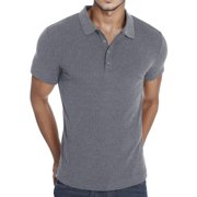 Ketyyh-chn99 Mens Shirt Solid Color Short Sleeve Tee Men's Long Sleeve T Shirts Breathable T-Shirt Grey,L