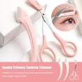thumbnail image 3 of Comb Eyebrow Scissors Beauty Scissors Eyebrow Trimming 3 Meniscus Pieces J8J8, 3 of 9