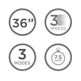 thumbnail image 2 of Westinghouse 36" Oscillating Tower Fan, 2 of 6