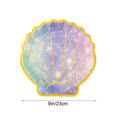 thumbnail image 3 of Fasiaou 10 Pack 9 Inch Exquisite Shell Shaped Paper Dinner Plates, Colorful Disposable Party Tableware for Sea Theme Birthday,C, 3 of 6