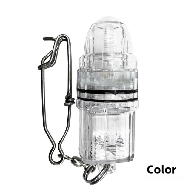 Vibrant Underwater LED Fish Attractor Light with Multi-Purpose Hanging Clip – Waterproof Deep-Sea Night Fishing Gear, Durable Angler Accessory for Enhanced Low-Light Catch Success, Easy-to-Use Bait