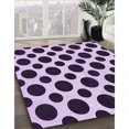 thumbnail image 3 of Ahgly Company Machine Washable Indoor Rectangle Transitional Blossom Pink Area Rugs, 8' x 10', 3 of 7