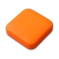 thumbnail image 4 of Langgg Mini Étui à Pilules Support 2 Compartiments Vide Boîte de Rangement Anti-Poussière Contenants Portables Étuis Distributeur Accessoires Sac à Main Orange 5Ensemble, 4 of 6