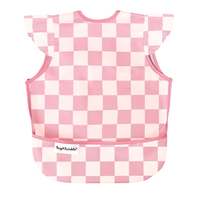 Tiny Twinkle - Bavoir Tablier - Carreaux Roses - 6-24 m
