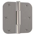 thumbnail image 1 of SqueakGuard Door Hinges, 1/4 In. Round Corners, Satin Nickel, 3-1/2 In., 3-Pk. - N830-449, 1 of 1