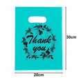 thumbnail image 2 of CSChome Sacs de Magasinage en Plastique Sacs Cadeaux des Fêtes 100 Pcs Impression Merci Expression de Gratitude Réutilisables Roulement Solide Emballage de Magasin pour T-Shirt Pantalons, 2 of 6