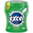 thumbnail image 1 of EXCEL , Gomme à Mâcher Sans Sucre Aromatisée à la Menthe Verte, 60 Pcs, 1 Bouteille, 1 of 5