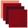thumbnail image 4 of Mainstays 4 Pieces, Waffle Dishcloths, Red, 4 of 7